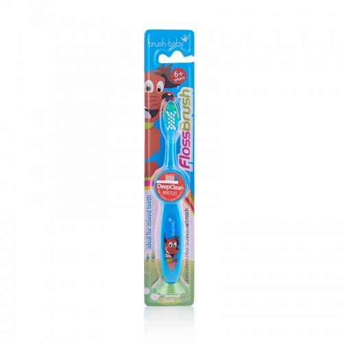 Brush-Baby New FlossBrush 6+ years (Purple/ Pink/ Blue/ Yellow) Brush-Baby New FlossBrush 6+ years (Purple/ Pink/ Blue/ Yellow)